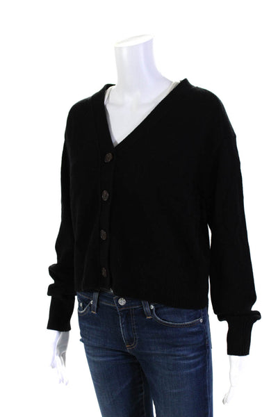 Everlane Womens Black The Cashmere Cardigan  Size S