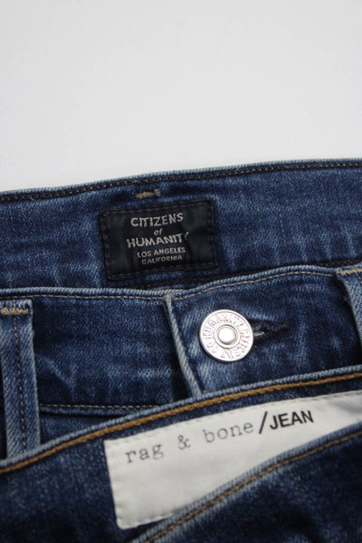 Citizens of Humanity Ragh & Bone/Jean Womens Jeans Blue Size 25 24 Lot 2