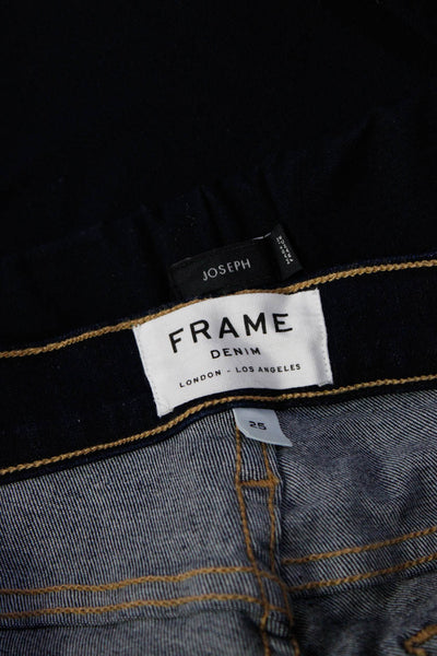 Joseph Frame Womens Skinny Fit Legging Pants Jeans Dark Blue Size 25 38 Lot 2