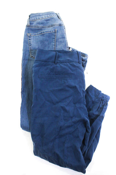 Velvet Heart Zara Womens Striped Button Skinny Jeans Pants Blue Size S 27 Lot 2