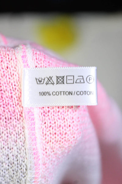 Lisa Todd Women's Cotton Long Sleeve Tie-Dye Print T-shirt Multicolor Size XS