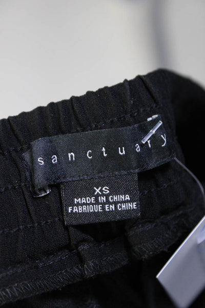 Sanctuary Womens Ruched Elastic Waist Slip-On Jogger Pants Black Size XS