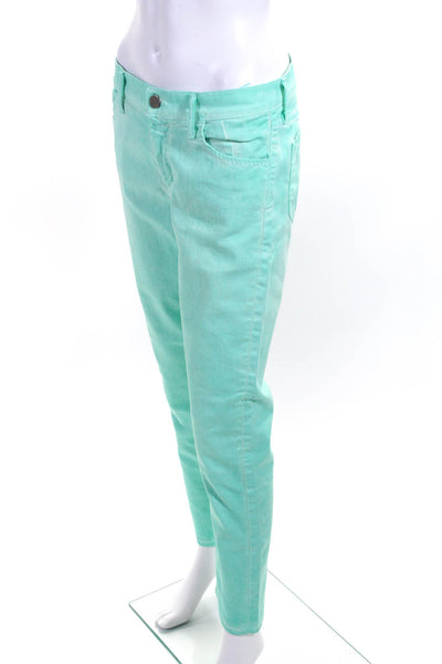 Goldsign Women's Five Pockets Straight Leg Pant Green Size 28