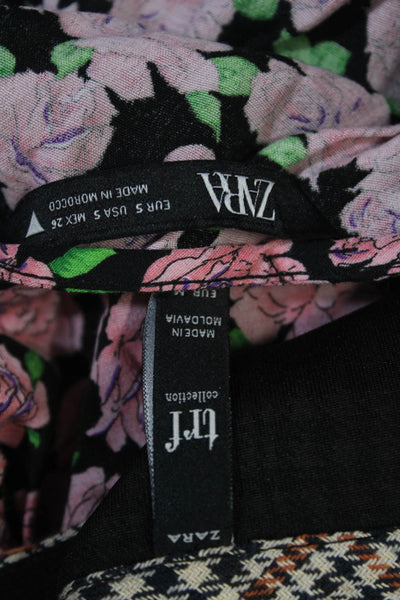 Zara Womens Dresses Black Size S M Lot 2
