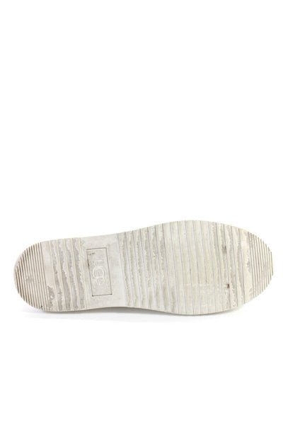 Ugg Women's Round Toe Rubber Sole Slip-On Shoe Cream Size 9.5