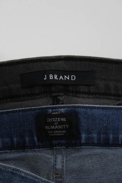 J Brand Citizens of Humanity Women's Mid Rise Skinny Jeans Gray Size 25 26 Lot 2