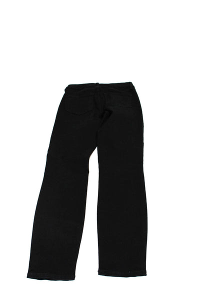 L Agence Womens Zipper Fly Margot High Rise Skinny Ankle Jeans Black Size 24