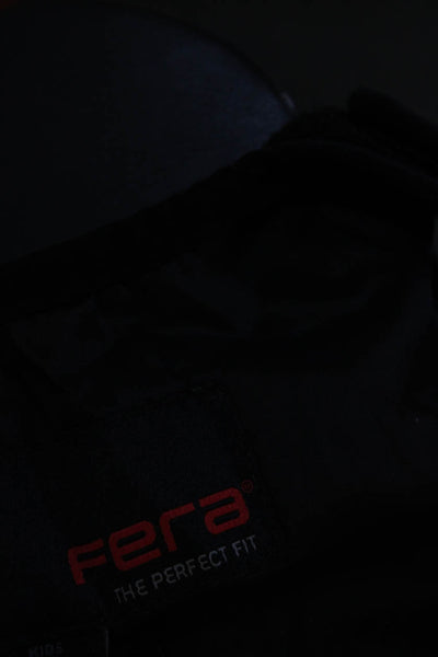 Fera Skiwear Unisex Kids Sleeveless Zip Up Jumpsuit Snow Bib Black Size 7