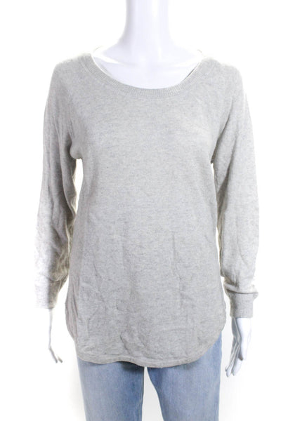 Anine Bing Women's Crewneck Long Sleeves Pullover Sweater Gray Size S
