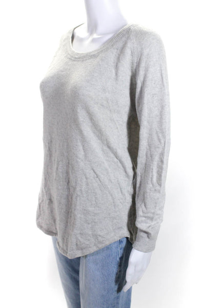 Anine Bing Women's Crewneck Long Sleeves Pullover Sweater Gray Size S