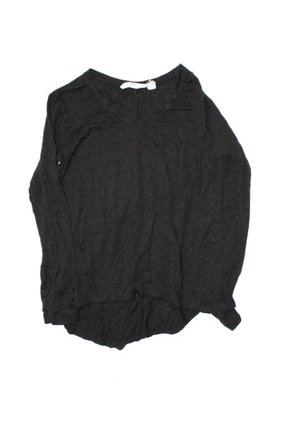 Wilt Sundry Womens Long Sleeve Round Neck Blouse Sweater Black Size M 2 Lot 2