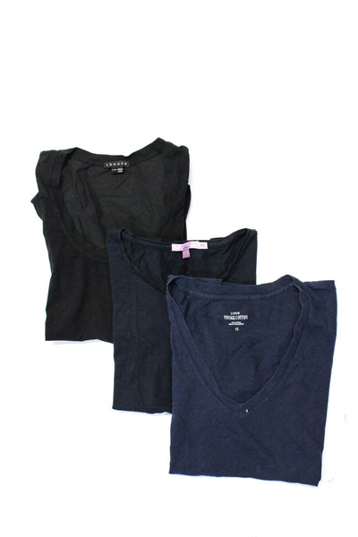 Calypso Saint Barth J Crew Theory Womens T-Shirts Blue Black Size XS P Lot 3