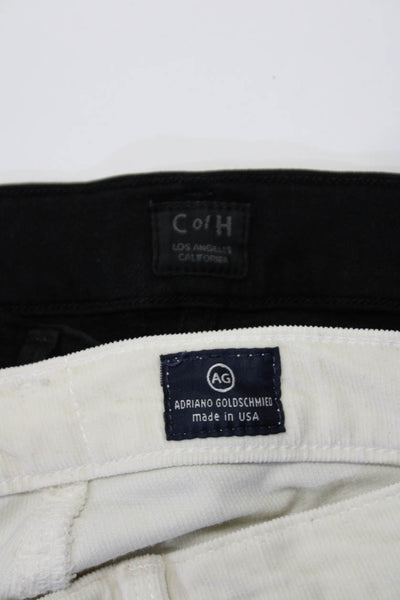 C of H Los Angeles AG Adriano Goldschmied Womens Pants Black Size 24 25 Lot 2