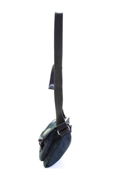 Kipling Womens Adjustable Strap Zip Up Waist Pack Belt Bag Fanny Pack Navy