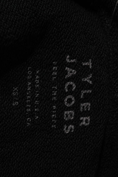 Tyler Jacobs Feel The Piece Women's Hood Long Sleeves Sweatshirt Black Size XS