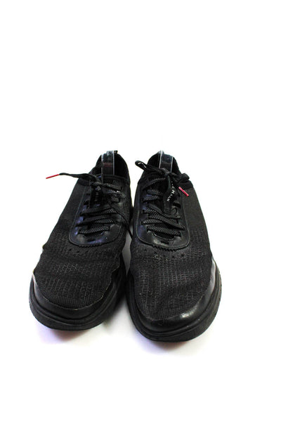 Zero Grand Cole Haan Womens Lace Up Knit Running Sneakers Black Size 11