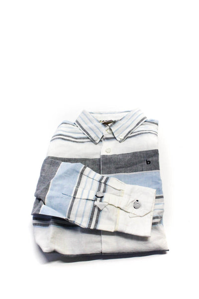 Zara Boboli Boys Tee Shirts Shorts White Blue Gray Cotton Size 4-7 Lot 5