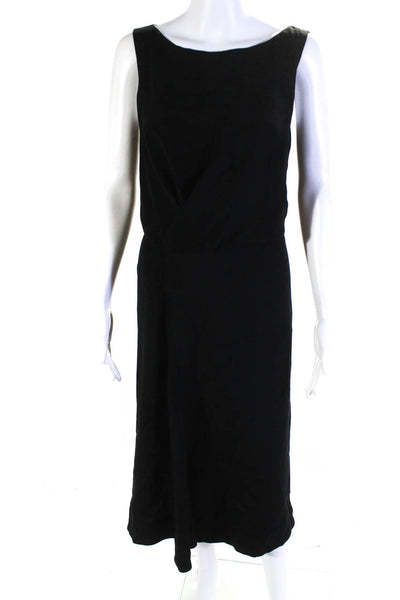 Derek Lam Women's Sleeveless Midi Dress Dress Black Size M