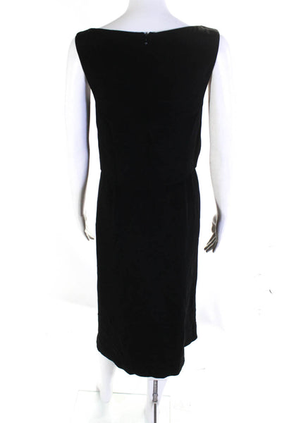 Derek Lam Women's Sleeveless Midi Dress Dress Black Size M