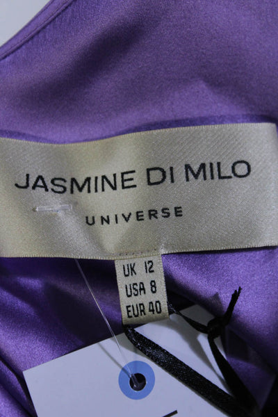 Jasmine Di Milo Women's V-Neck Spaghetti Straps Tunic Tank Top Purple Size 12