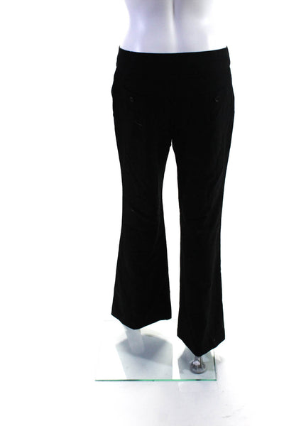 Ronny Kobo Women's Flat Front Pockets Bootcut Dress Pant Black Size 30
