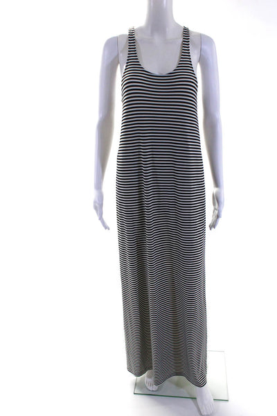 KAMALIKULTURE Women's Scoop Neck Sleeveless Stripe Max Dress Size S