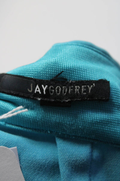 Jay Godfrey Womens Turquoise Jenna Romper Size 12 11001249