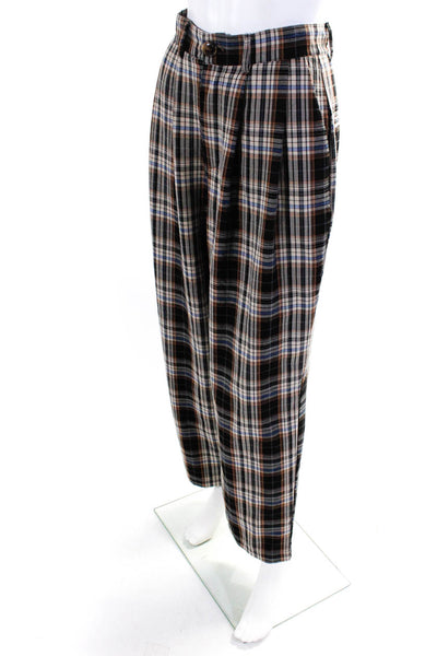 Pamela Love x RTR Womens Plaid Trousers Size 4 14336046
