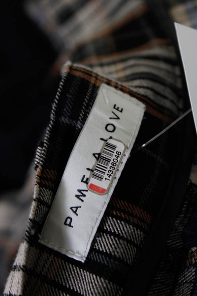 Pamela Love x RTR Womens Plaid Trousers Size 4 14336046