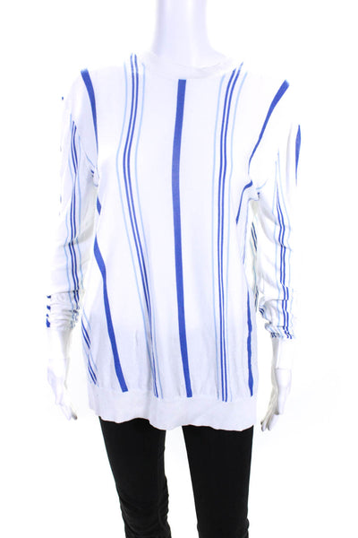 Thakoon Collective Womens Striped Long Sleeve Sweater Size 10 14000446