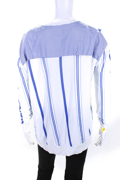 Thakoon Collective Womens Striped Long Sleeve Sweater Size 10 14000446