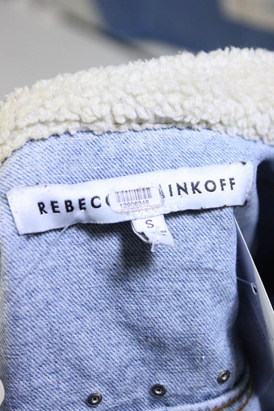 Rebecca Minkoff Womens Clark Denim Jacket Size 2 14186298