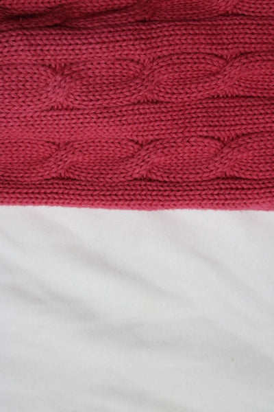 Vineyard Vines Giorgios Mens Sweater Polo Shirt Pink Size Medium Large Lot 2
