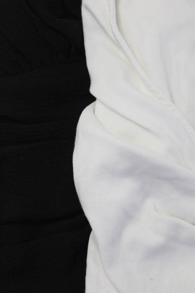 Zara Womens Blouses Tank Top T-Shirt White Size XS S Lot 2