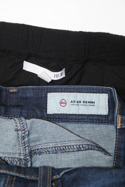 Roi AG Adriano Goldschmied Womens Skinny Jeans Pants Black Size 25 S Lot 2