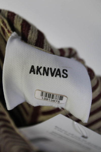 AKNVAS Womens Lennox Rib Knit Top Size 2 13913675