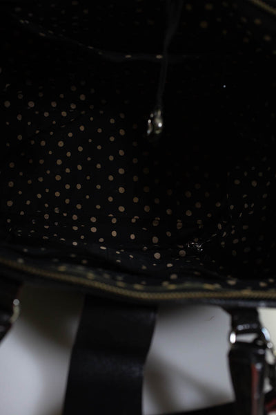 Brighton Women's Top Handle Zip Closure Tote Handbag Black Size M