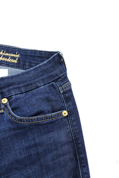 7 For All Mankind Womens 'Kinnie' Dark Wash Stretch Bootcut Jeans Blue Size 29