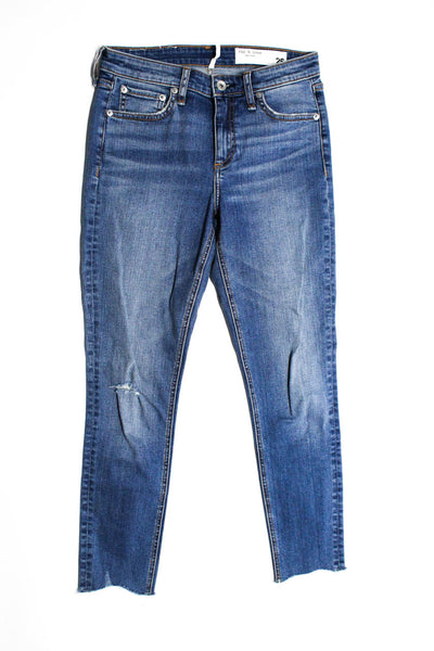 Rag & Bone 3X1 J Brand Women's Skinny Jeans Blue Size 25 26 Lot 3