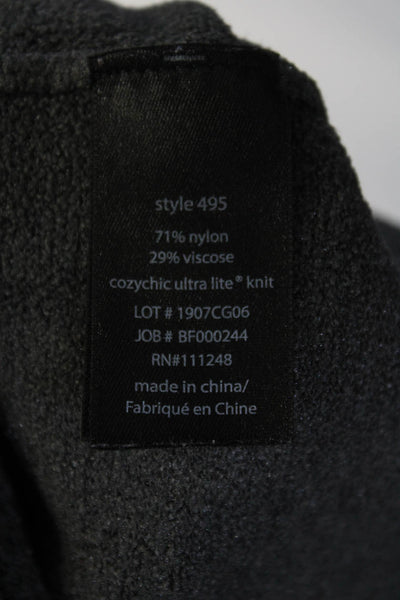 Barefoot Dreams® Women's Long Sleeve  Drop Shoulder Knit Top Gray Size S