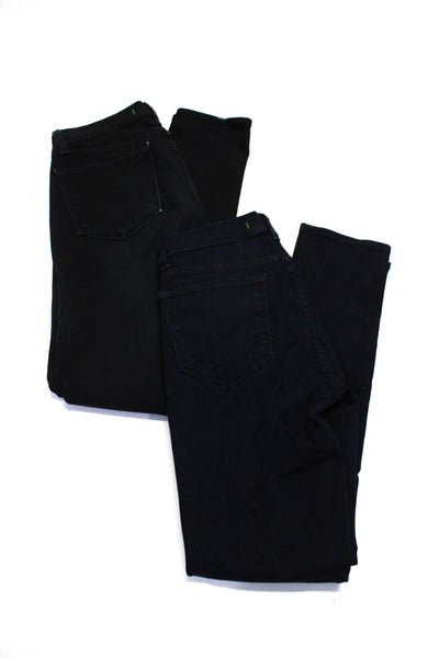 J Brand Women's Mid Rise Dark Wash Skinny Jeans Blue Size 27 28, Lot 2