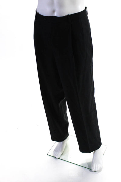 Ungaro Uomo Mens Gray Wool Pinstripe Three Button Blazer Pants Set Size 42R