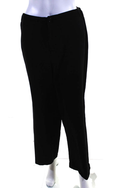 Laundry by Shelli Segal Womens Black High Rise Pleated Dress Pants Size S
