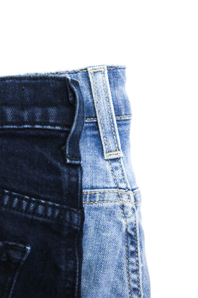J Brand Joes Womens Cotton Denim Cropped Straight Leg Jeans Blue Size 28 Lot 2