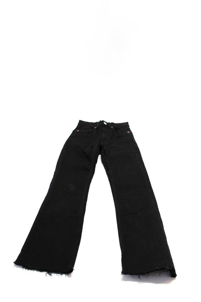 Velvet  Elastic Waist Tapered Leg Jogger Pant Black Size S Lot 2