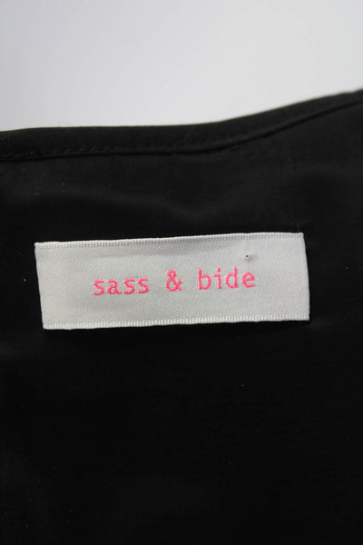 Sass & Bide Women's The Leap Sleeveless A Line Dress Black Size 8