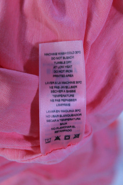 Sundry Women's Sleeveless Ruched Crewneck Tank Dress Pink Size 1