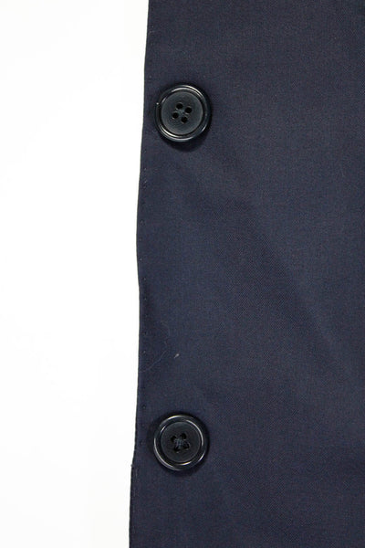 Giorgios of Palm Beach Mens Darted Buttoned Collared Blazer Navy Size 40