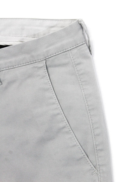 Boss Hugo Boss Mens Slim Leg Khaki Chino Pants Gray Cotton Size 30