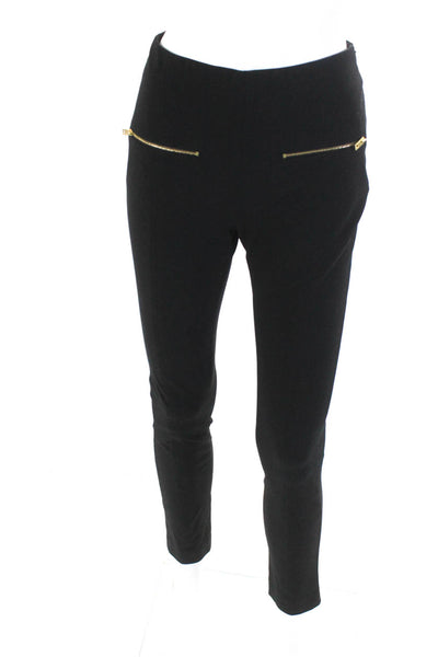 Rag & Bone Womens Cotton Darted Zipped Skinny Slip-On Dress Pants Black Size 0